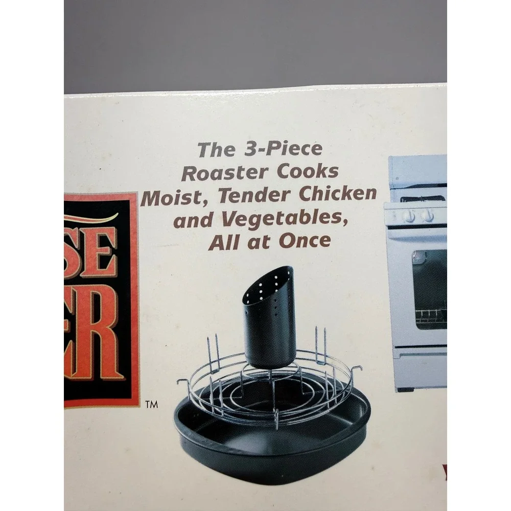 Ale House Roaster Beer Can Chicken Cooker Vertical Roasting Pan As Seen On TV
